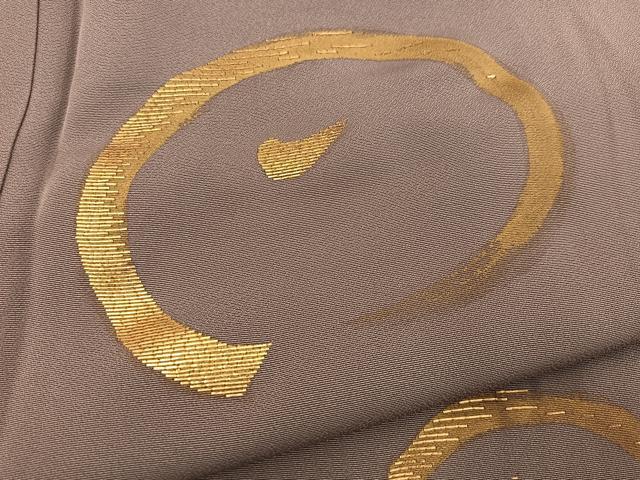 平和屋着物●訪問着　竹屋町刺繍　万寿菊　金彩　正絹　逸品　BAAX3521yc