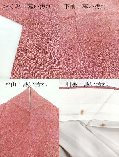 平和屋着物■江戸小紋　鮫小紋柄　正絹　逸品　BAAX3534yc