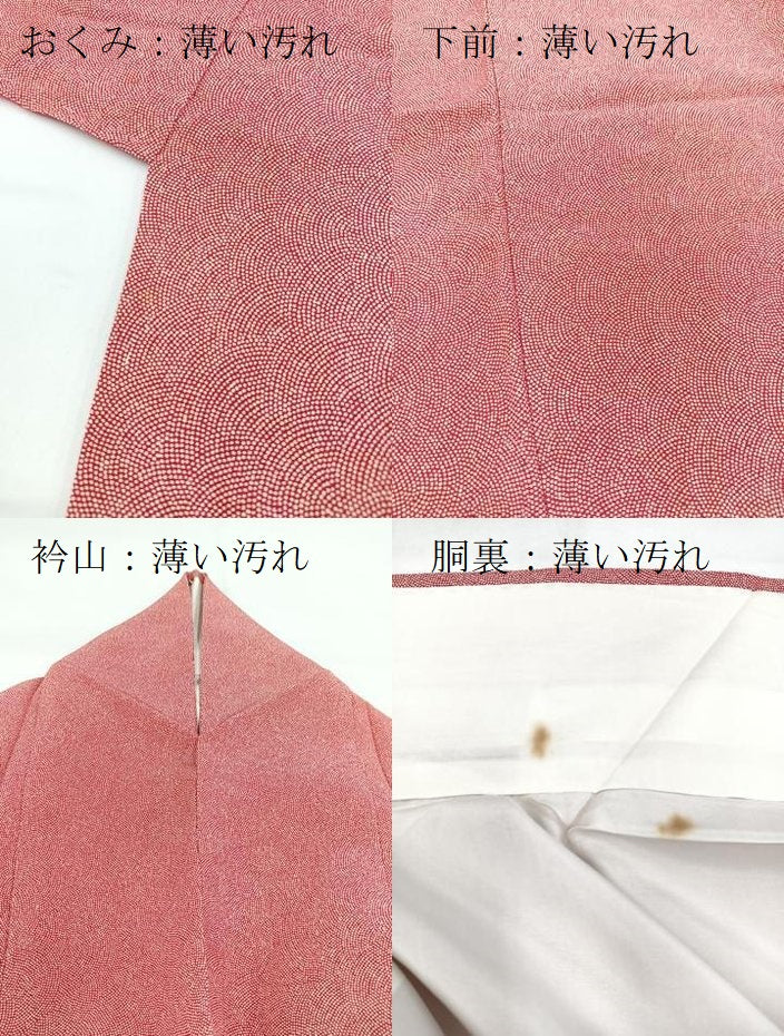 平和屋着物■江戸小紋　鮫小紋柄　正絹　逸品　BAAX3534yc