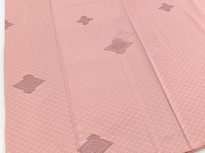 平和屋着物■上質な小紋　松皮菱文　正絹　逸品　BAAX3538yc