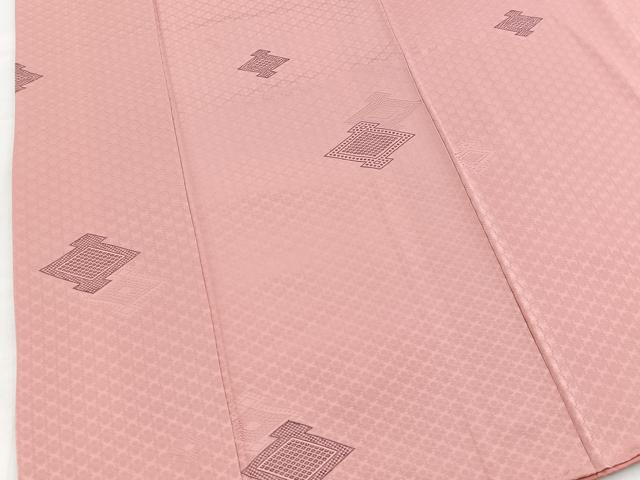 平和屋着物■上質な小紋　松皮菱文　正絹　逸品　BAAX3538yc