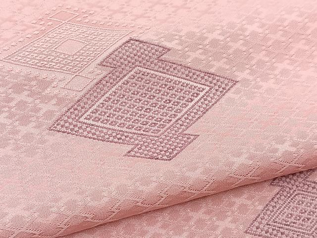 平和屋着物■上質な小紋　松皮菱文　正絹　逸品　BAAX3538yc