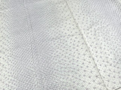 平和屋着物■上質な小紋　総絞り　霞文　正絹　逸品　BAAX3569yc