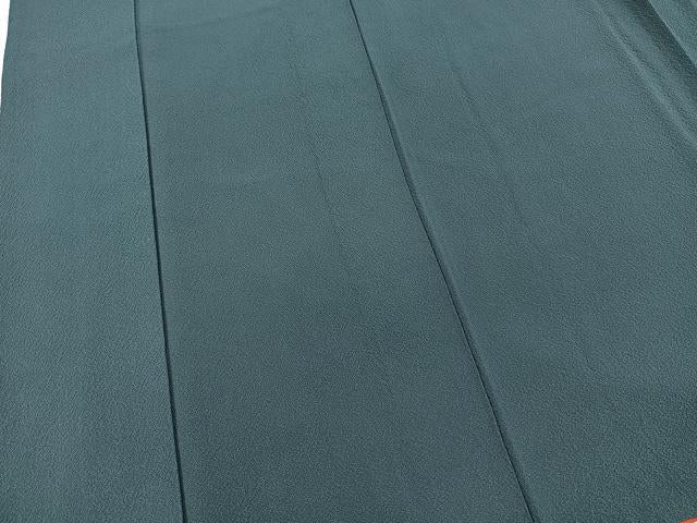 平和屋着物■上質な色無地　作家物　褐返色　正絹　逸品　BAAX3600yc