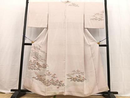 平和屋着物■訪問着　浜松文　暈し染め　金彩　正絹　逸品　BAAX3601yc