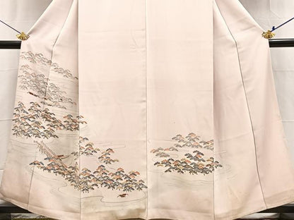 平和屋着物■訪問着　浜松文　暈し染め　金彩　正絹　逸品　BAAX3601yc