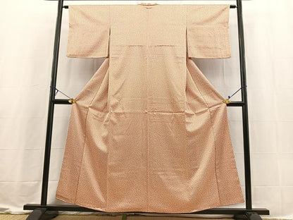 平和屋着物■上質な小紋　小花尽くし　正絹　逸品　BAAX3614yc