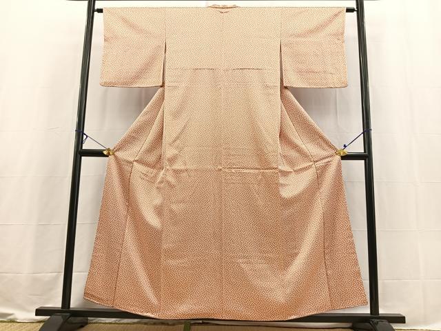 平和屋着物■上質な小紋　小花尽くし　正絹　逸品　BAAX3614yc