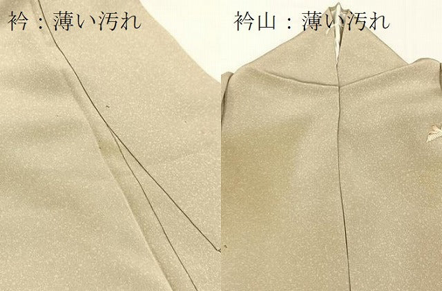 平和屋着物■訪問着　飛鳥浜松文　暈し染め　金彩　正絹　逸品　BAAX3619yc
