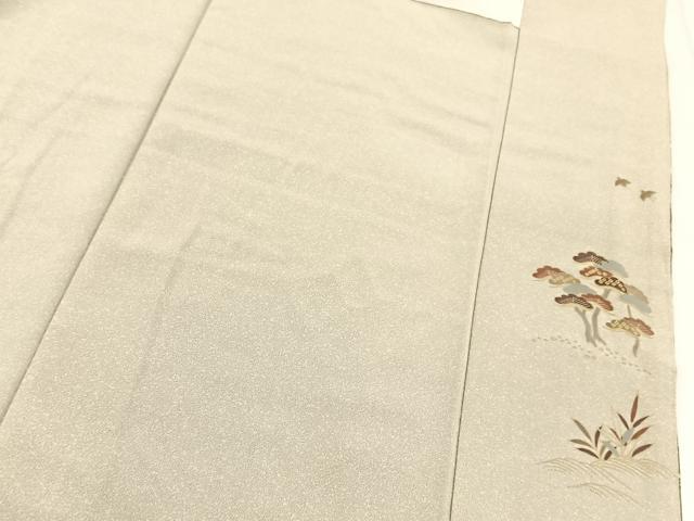 平和屋着物■訪問着　飛鳥浜松文　暈し染め　金彩　正絹　逸品　BAAX3619yc