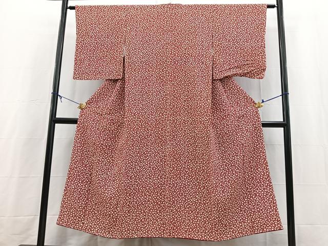 平和屋着物■上質な小紋　梅尽くし　正絹　逸品　BAAX3632yc