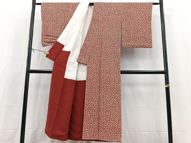 平和屋着物■上質な小紋　梅尽くし　正絹　逸品　BAAX3632yc