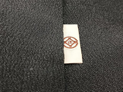 平和屋着物■豪華黒留袖　駒刺繍　雪輪花車文　金彩　松坂屋扱い　正絹　逸品　BAAX3636yc