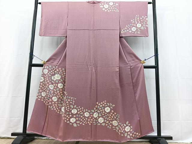 平和屋着物■訪問着　辻が花　正絹　逸品　BAAX3639yc