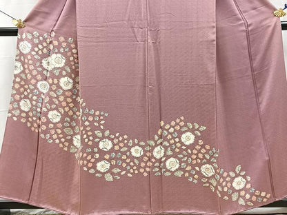 平和屋着物■訪問着　辻が花　正絹　逸品　BAAX3639yc