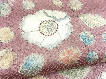 平和屋着物■訪問着　辻が花　正絹　逸品　BAAX3639yc