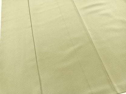 平和屋着物■上質な色無地　青磁鼠色　正絹　逸品　BAAX3648yc