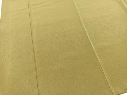 平和屋着物●上質な色無地　根岸色　ロング丈　正絹　逸品　BAAX3649yc