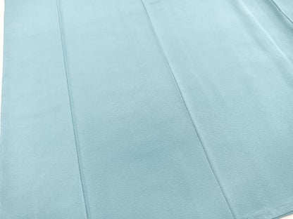 平和屋着物●上質な色無地　浅縹色　正絹　逸品　未使用　BAAX3653yc