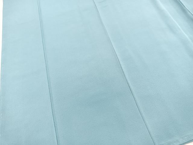 平和屋着物●上質な色無地　浅縹色　正絹　逸品　未使用　BAAX3653yc