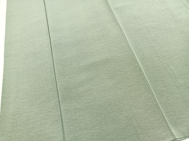 平和屋着物●京加賀友禅　百貫達雄監修　色無地　ワンポイント　深川鼠色　正絹　逸品　BAAX3659yc