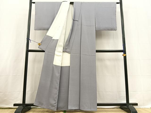 平和屋着物■上質な色無地　薄色　正絹　逸品　未使用　BAAX3660yc