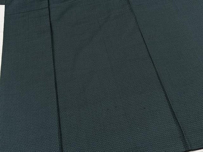 平和屋着物■男性　紬　100亀甲　総詰め　アンサンブル　正絹　逸品　BAAX3669yc