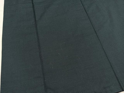 平和屋着物●男性　紬　アンサンブル　長羽織　80亀甲　総詰め　正絹　逸品　BAAX3672yc