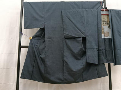 平和屋着物■男性　本場大島紬　アンサンブル　80亀甲　総詰め　正絹　逸品　BAAX3675yc