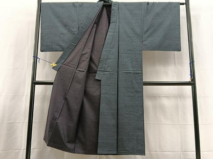 平和屋着物■男性　本場大島紬　アンサンブル　長羽織　100亀甲　総詰め　正絹　逸品　BAAX3678yc