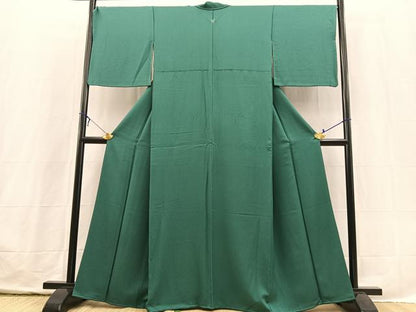 平和屋着物■上質な色無地　天鵞絨色　正絹　逸品　BAAX3689yc