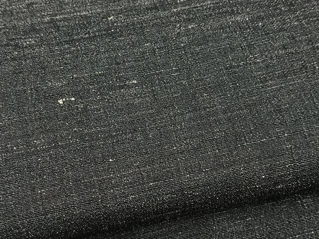 平和屋着物■男性　紬　アンサンブル　長羽織　霞文　正絹　逸品　BAAX3701yc