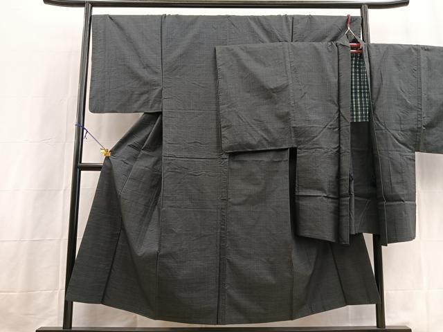 平和屋着物●男性　本場大島紬　アンサンブル　100亀甲　総詰め　正絹　逸品　BAAX3709yc