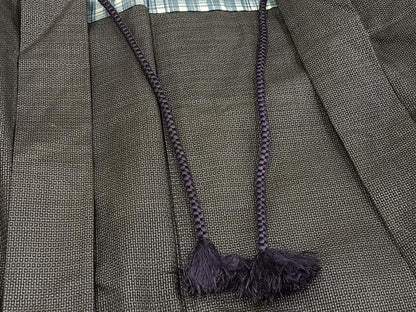 平和屋着物●男性　本場大島紬　アンサンブル　100亀甲　総詰め　正絹　逸品　BAAX3709yc