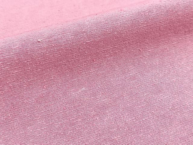 平和屋着物■上質な紬　長春色　正絹　逸品　BAAX3716yc