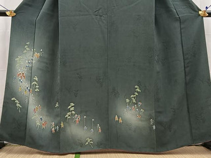 平和屋着物■訪問着　大名行列　暈し染め　正絹　逸品　BAAX3720yc
