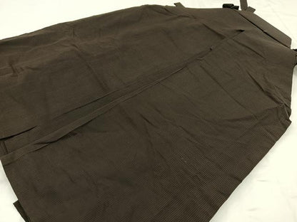 平和屋着物●男性　行灯袴　縞　正絹　逸品　BAAX3734yc