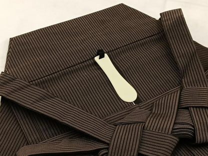 平和屋着物●男性　行灯袴　縞　正絹　逸品　BAAX3735yc