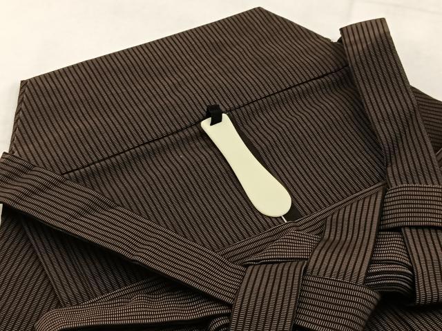 平和屋着物●男性　行灯袴　縞　正絹　逸品　BAAX3735yc