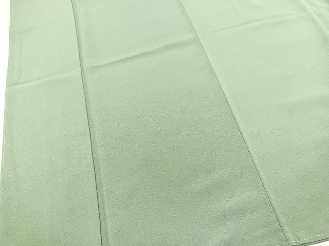 平和屋着物■上質な色無地　薄青色　正絹　逸品　未使用　BAAX3737yc