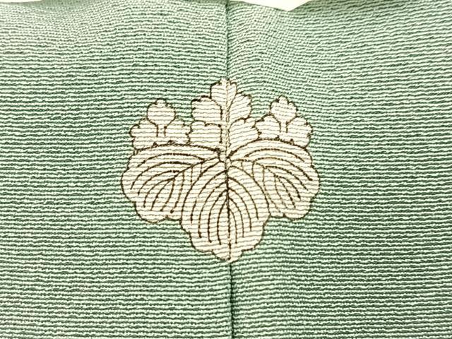 平和屋着物■上質な色無地　薄青色　正絹　逸品　未使用　BAAX3737yc