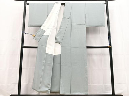 平和屋着物■上質な色無地　蕎麦切色　正絹　逸品　BAAX3742yc