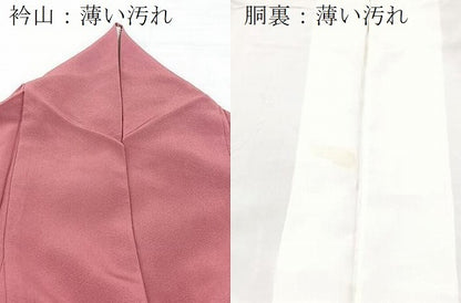 平和屋着物■訪問着　草花文　暈し染め　金銀彩　正絹　逸品　BAAX3747yc
