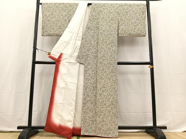 平和屋着物■上質な小紋　松竹梅　正絹　逸品　BAAX3749yc