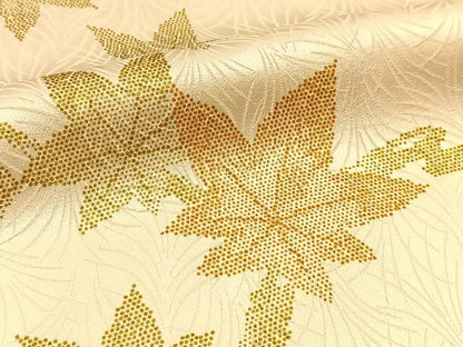 平和屋着物■訪問着　楓文　暈し染め　正絹　逸品　BAAX3754yc