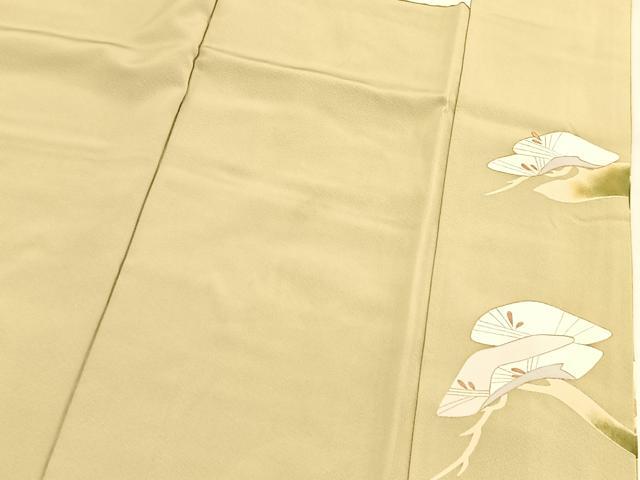 平和屋着物■豪華色留袖　笠松文　金彩　正絹　逸品　BAAX3770yc