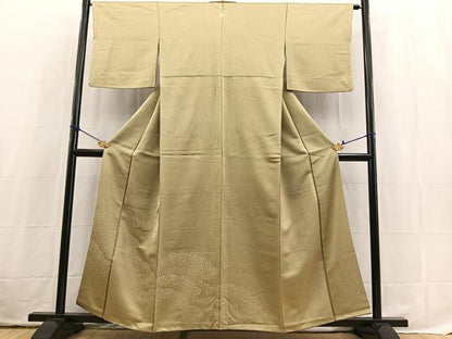 平和屋着物■豪華色留袖　寿光織　雲重ね文　正絹　逸品　BAAX3773yc