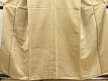 平和屋着物■豪華色留袖　寿光織　雲重ね文　正絹　逸品　BAAX3773yc