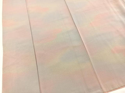平和屋着物■上質な小紋　雲重ね文　暈し染め　正絹　逸品　BAAX3779yc