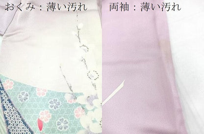 平和屋着物■豪華振袖　草花文　暈し染め　正絹　逸品　BAAX3781yc